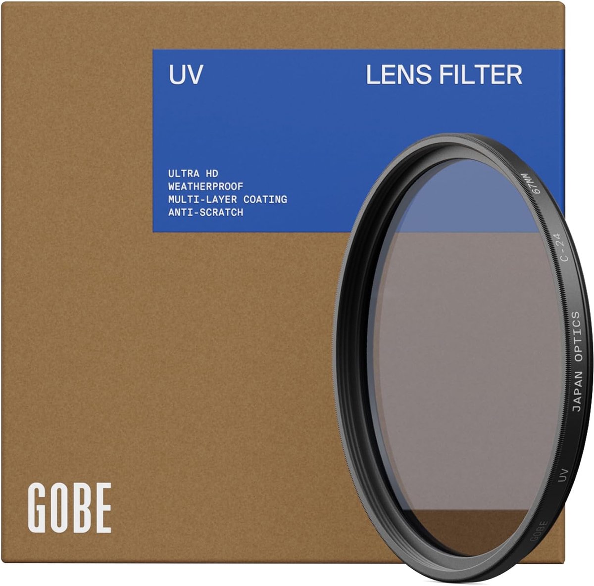 UV filter 52mm - premium Japans optisch glas - vermindert waas - verbetert scherpte - ShopVlot