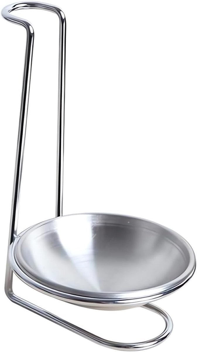 RVS lepelhouder voor keuken, kooklepelstandaard, soeplepelopberger en keukentools organizer, ideaal voor keukenopslag