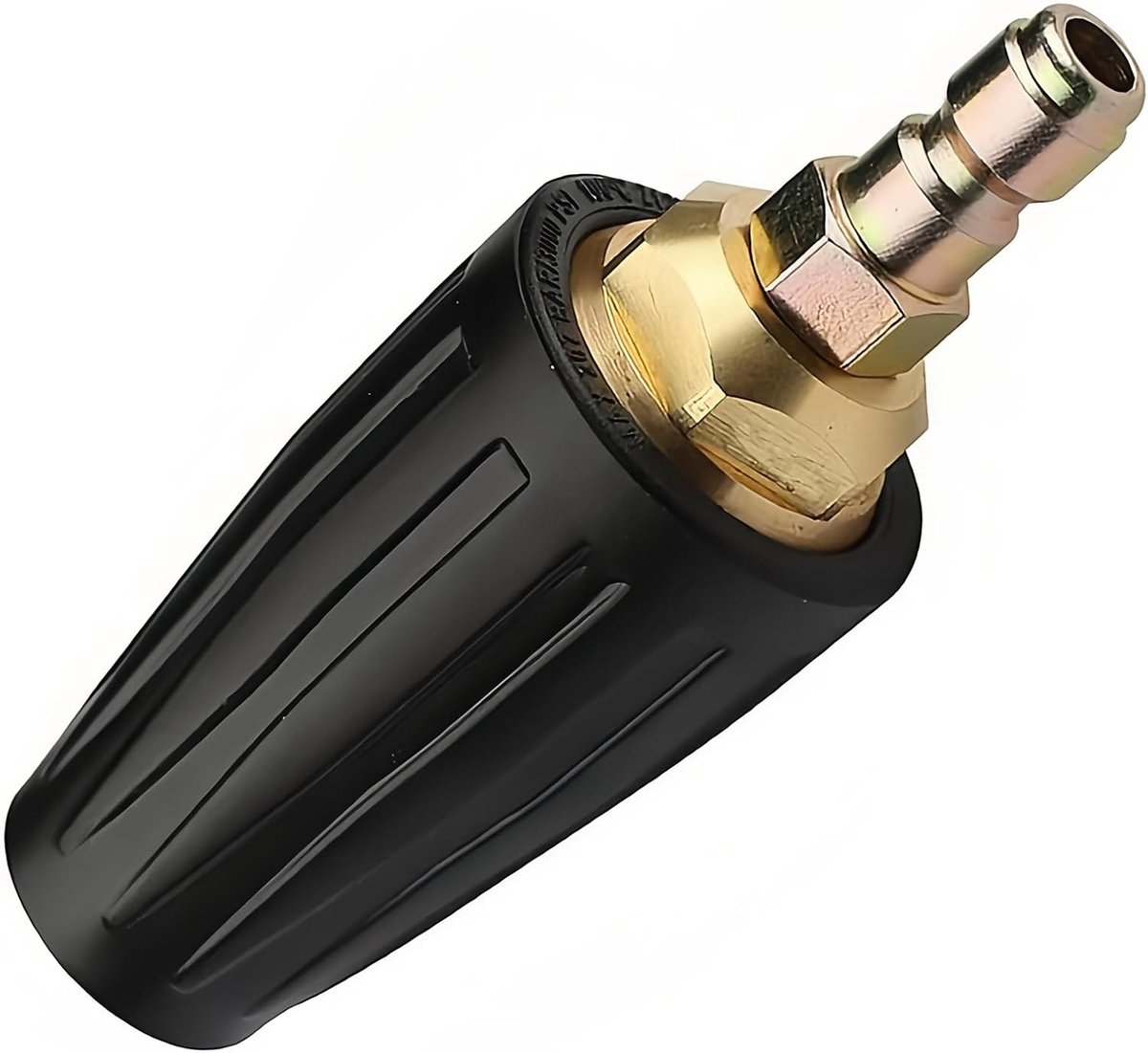 1.8 GPM 3000 PSI 035 Draaibare Turbo-sproeier geschikt voor hogedrukreiniger, 1/4" snelkoppeling, hogedrukreinigersproeier