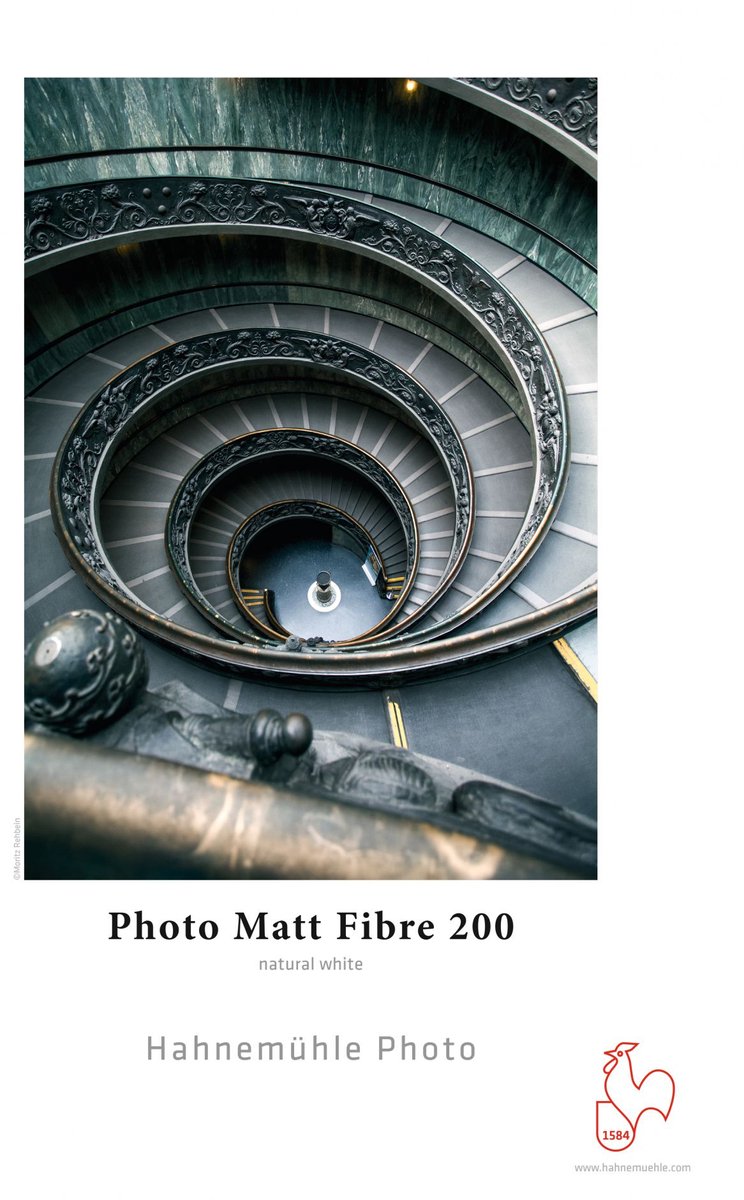 Hahnemühle Photo Mat Fibre A 4 warmwit 200 g 25 Vel