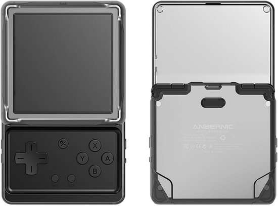 Transparante beschermhoes, compatibel met ANBERNIC RG Rotate, ultradun, TPU-hoes, valbescherming, draagbaar, transparant — afbeelding 3