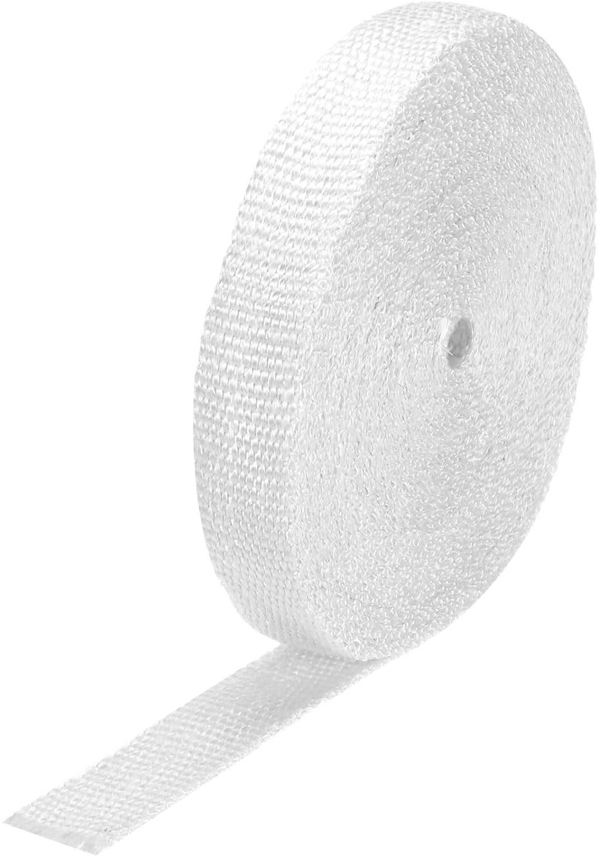 1 stuk glasvezelweefselband 30 m x 50 mm x 3 mm e-glasvezel isolatietape voor versterking, reparatie en isolatie van materialen