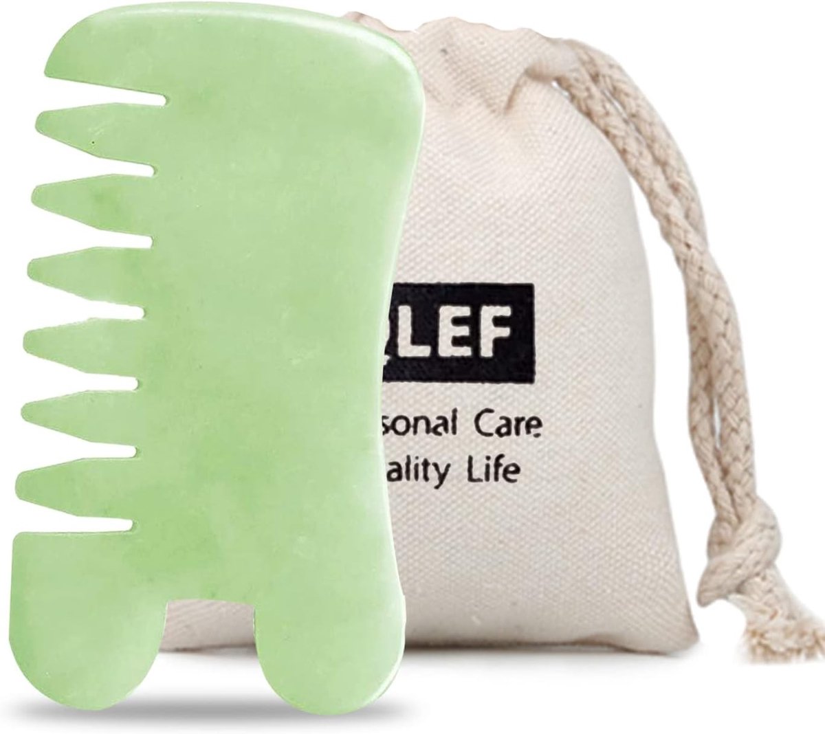 Handgemaakt Jade Gua Sha Scraping Massage Tool voor SPA en Triggerpoint Massage op Gezicht, Armen en Voeten