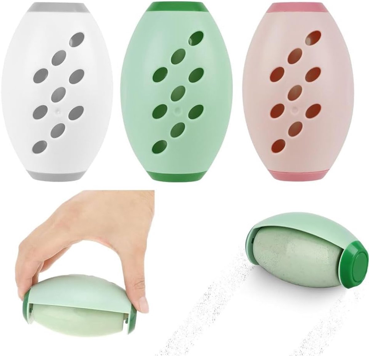 3 stuks herbruikbare pluisrollers, draagbaar, voor reizen thuis, gel, wasbaar, compact en draagbaar, voor haar, huisdieren, kleding (set B)