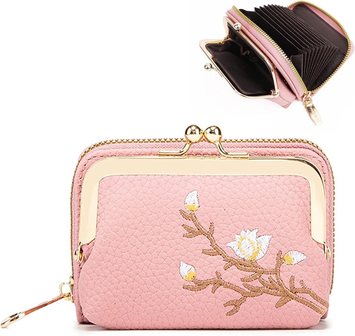Kleingeldbeurzen voor Dames, Kleine Portemonnees, Roze
