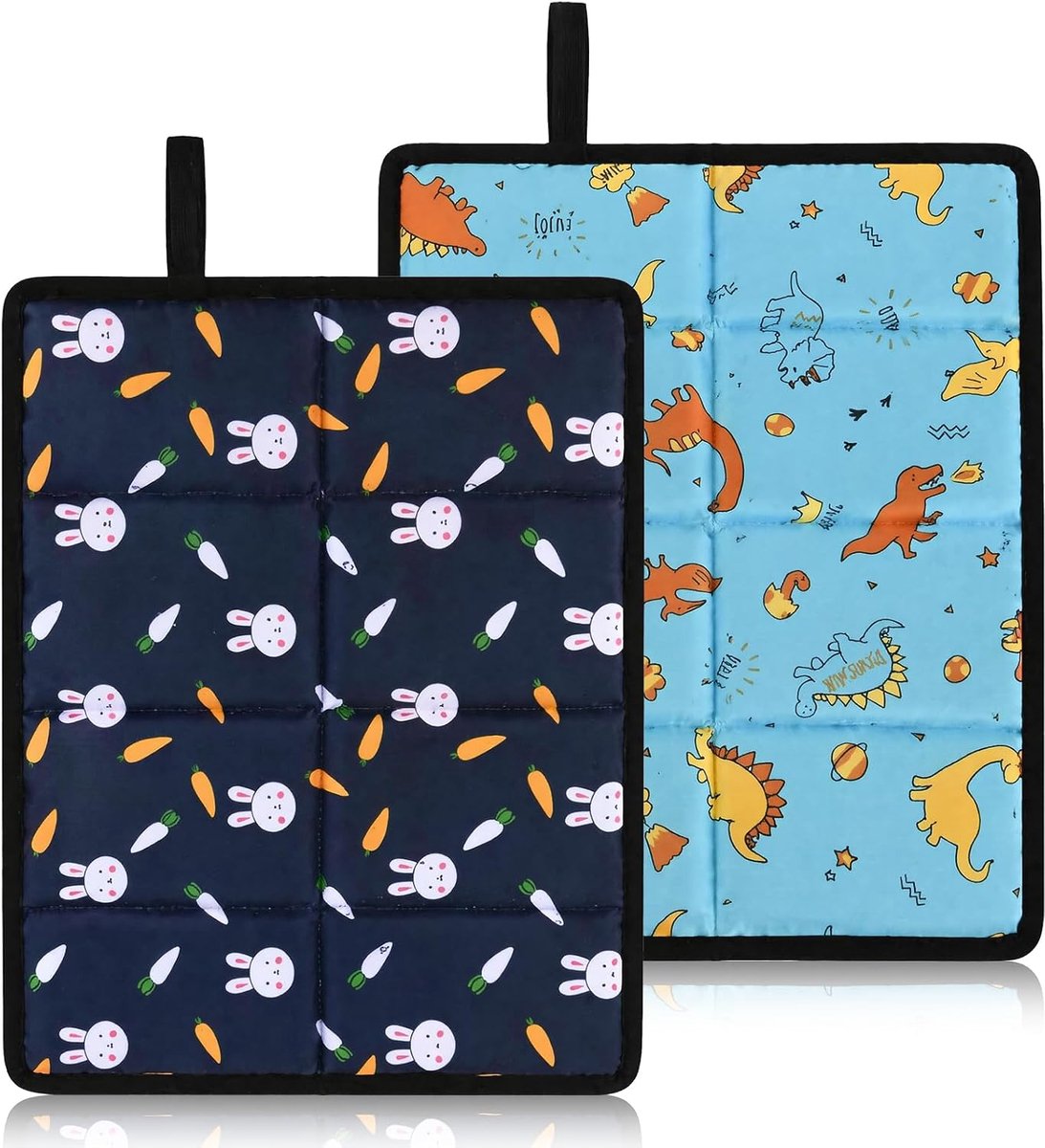 Zitkussens voor buiten, 2 stuks, licht en compact, waterdicht en weerbestendig, warm, zacht, opvouwbaar zitkussen, thermisch, geschikt voor kinderen en volwassenen, 40 x 29 cm