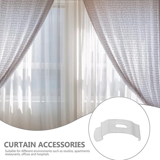 10 Stuks Verticale Blind Top Fix Beugels voor brede body track systemen Professionele Kwaliteit Verstelbare Montage Hardware voor Eenvoudige Installatie en Veilige Ondersteuning Fit-38mm Head — afbeelding 4
