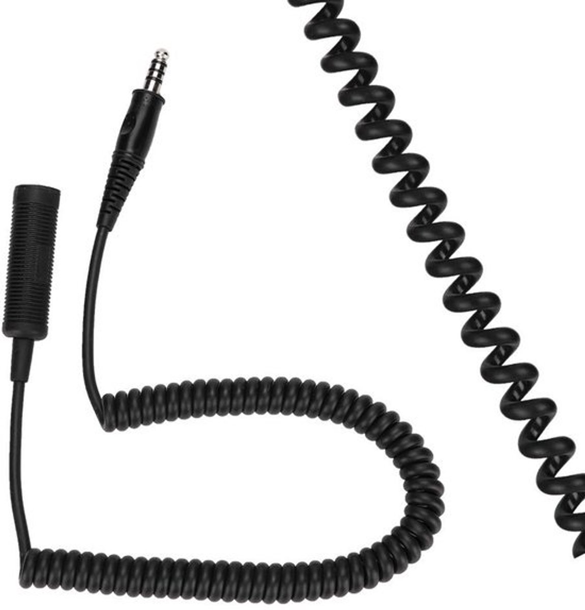 Solidchoice - Hoofdtelefoonverlengkabel U-92A/U naar U-174/U - 70 cm Helikopterradioadapter