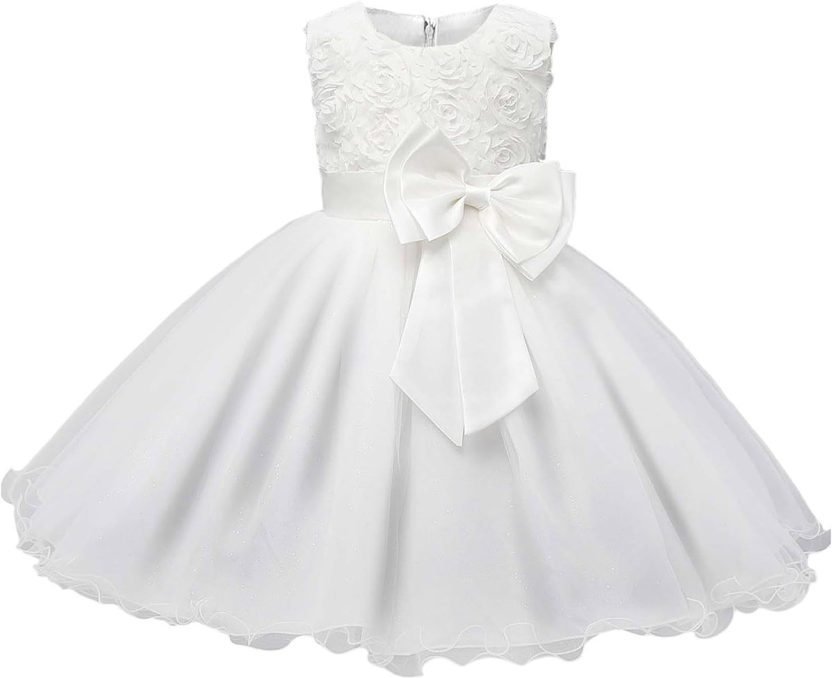 Meisjesjurk, prinses, tule, regenboog, pailletten, avond, party, verjaardag, show, schattig, modieus, kinderen, chic, mouwloos, A157