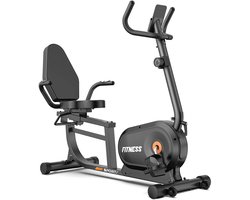 Scaleunion - Ligfiets hometrainer - met LCD-Scherm – Magnetische Weerstand met 8 Niveaus – fiets, fitness en voor ouderen– Verstelbaar & Stil Design