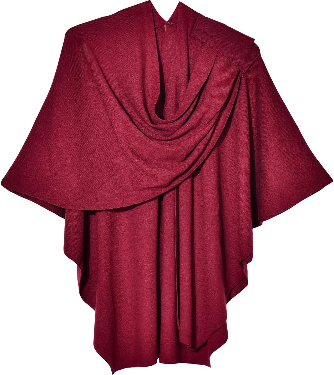 Girl Dames poncho sjaal kasjmier gevoel gebreide cape cardigan voor vrouwen cadeau voor moeder