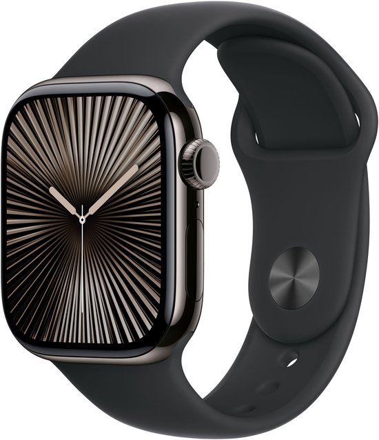 Apple Watch Series 10 Sporthorloge Wifi + 4G 42mm Slate - Apple - €529,00
