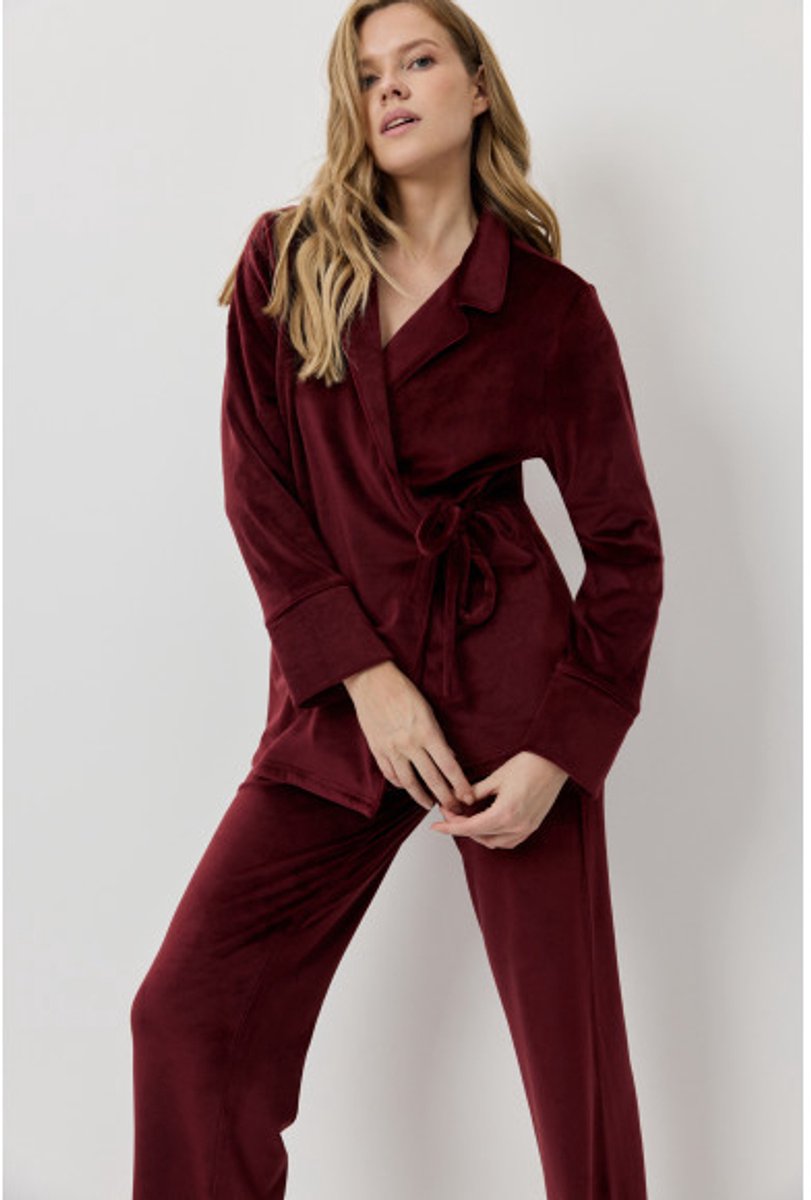 Aruelle Claret Dames Set Burgundi Rood Burgundy