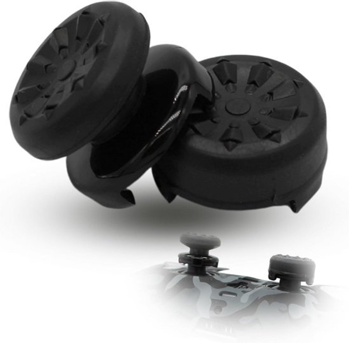 2-delige Joystick Thumb Grips voor Controller - Verhoogd voor Extra Grip en Precisie Aiming