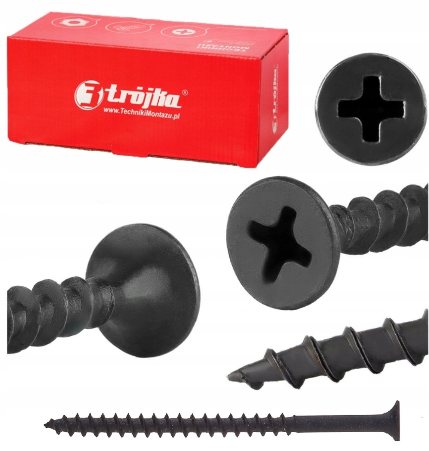 Fosfaat Wkręty do Drewna 4,2x90mm - 250 Stuks - PH2 Kop