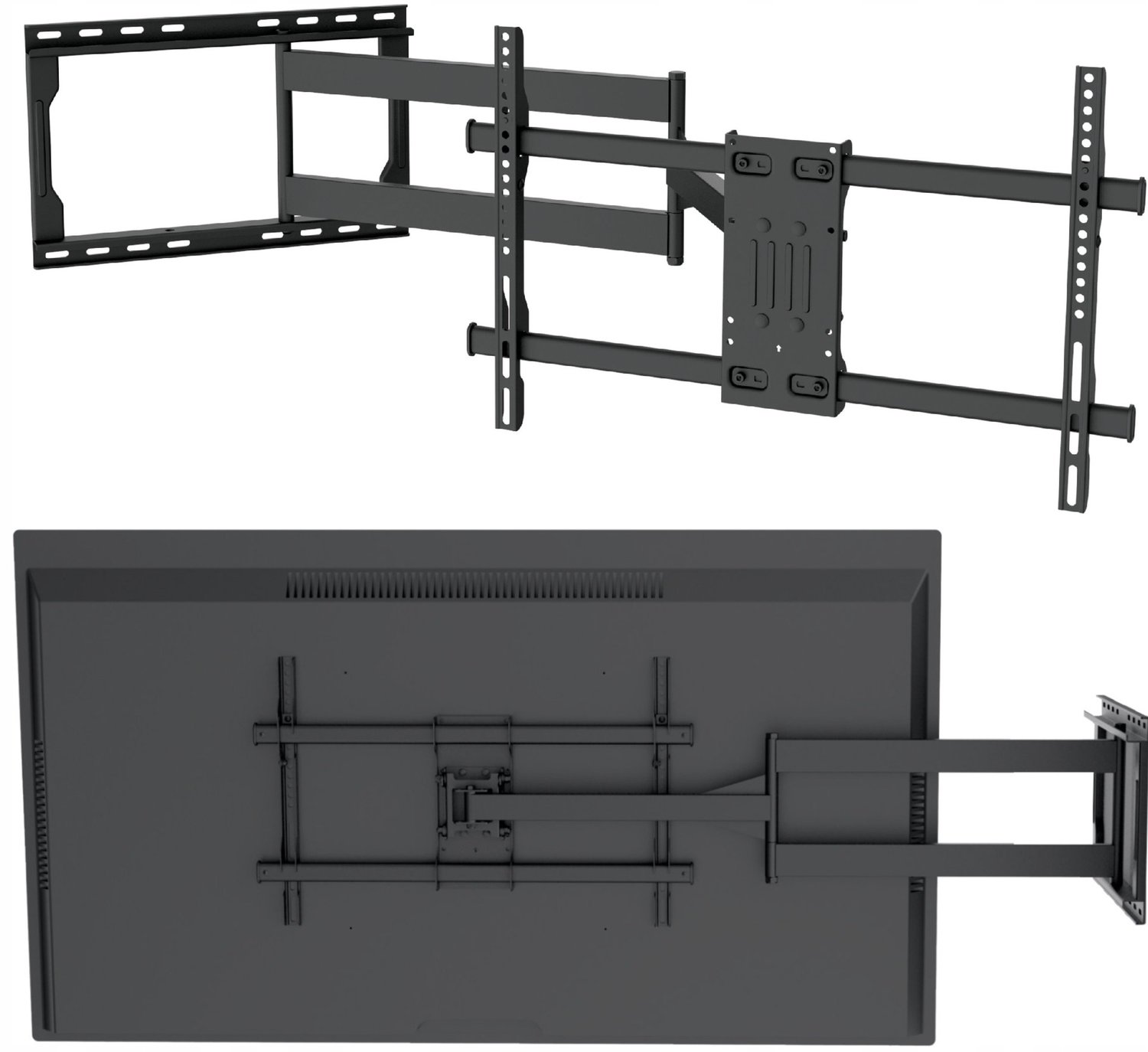 Vetouson TV-muurbeugel 32-75" 107cm uitschuifbaar, draai- en kantelbaar