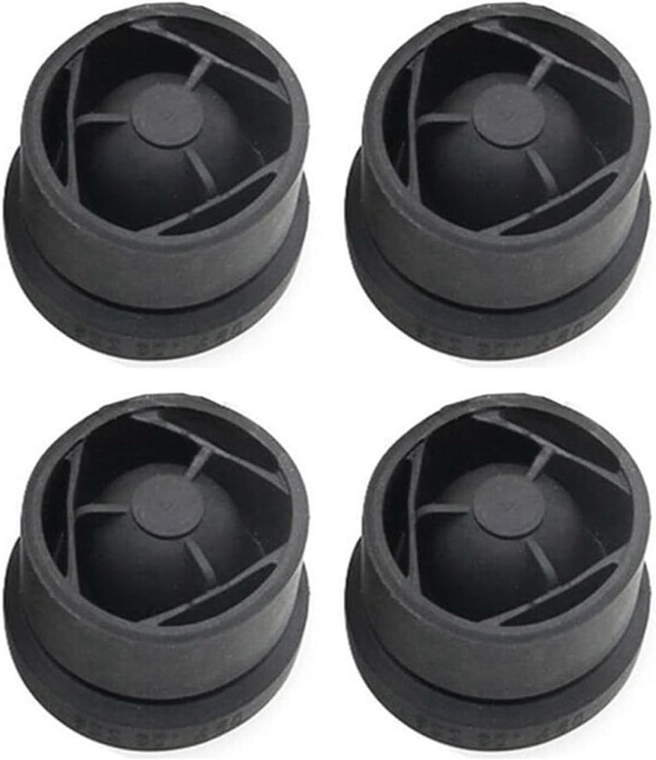 4 stuks motorkap schokdempers, rubberen buffers voor demping, eenvoudig te bedienen, ideaal voor trillingsreductie en stabiliteit