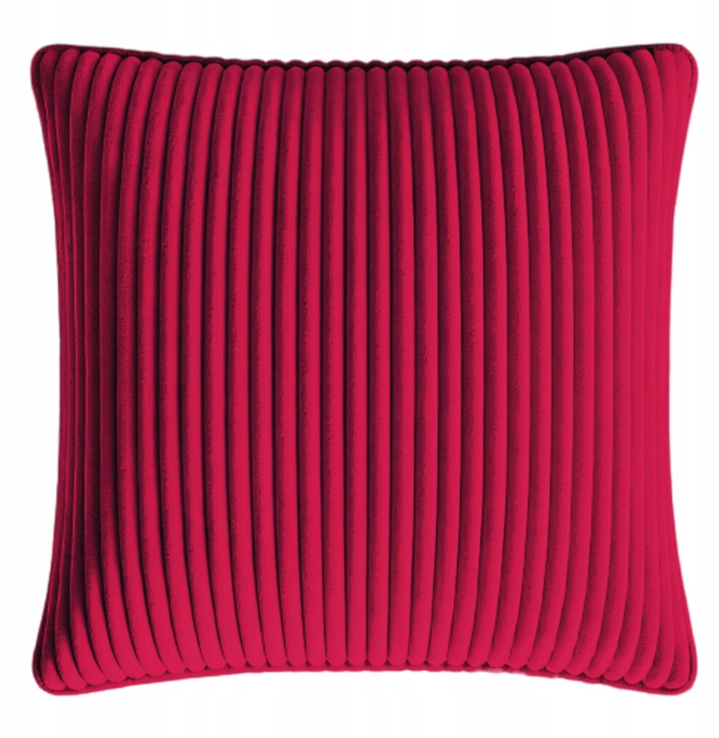 MMO-EURO Martyna Opiełka Premium Velours Corduroy Kussenhoes 70x40 cm - Donkerrood