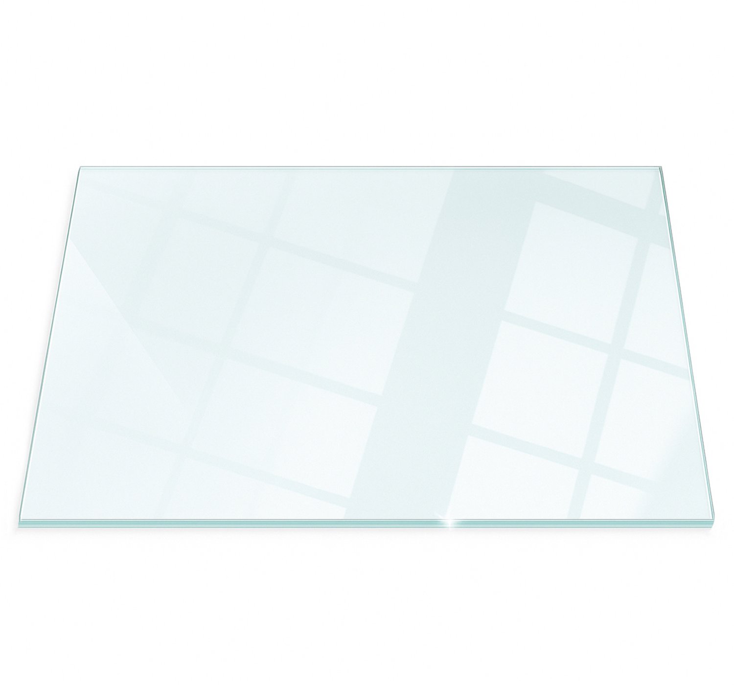 WallMuralia Vloerplaat Houtkachel - Transparant Plaat voor Onder Houtkachel - 60 cm x 60 cm - Transparant Open Haard Accessoires - Transparant Vloerplaat Kachel - Ronde Vloerplaat Kachel - Transparant Onderplaat Voor Houtkachel