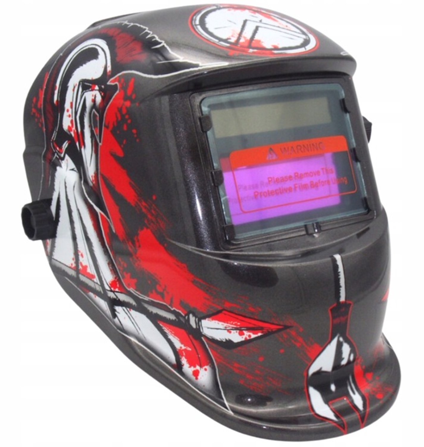 Zelfdonkere Lashelm WARRIOR - Professionele Lasmasker met Filter