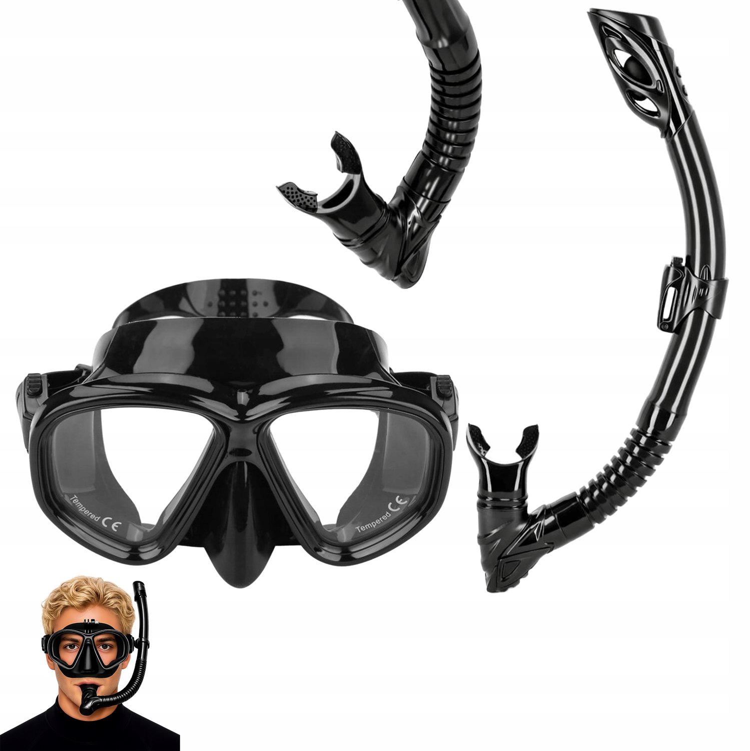Snorkel Set: Duikmasker met Snorkel voor Zomer & Vakantie