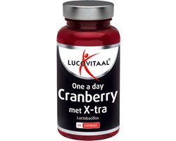 Lucovitaal Lucovitaal Cranberry met X-tra Lactobacillus 30 capsules - 30 stuks