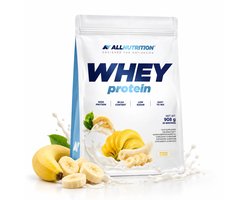 AllNutrition | Whey protein | Banana| 908gr 30 servings | Eiwitshake | Proteïne shake | Eiwitten | Whey Proteïne | Supplement | Concentraat | Nutriworld