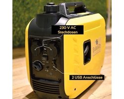 Inverter Stroomgenerator – Stroomaggregaat – Noodstroomgenerator – Draagbare Generator – Silent Generator – 2000 Watt Vermogen – Stil In Gebruik 64,1 dB(A)