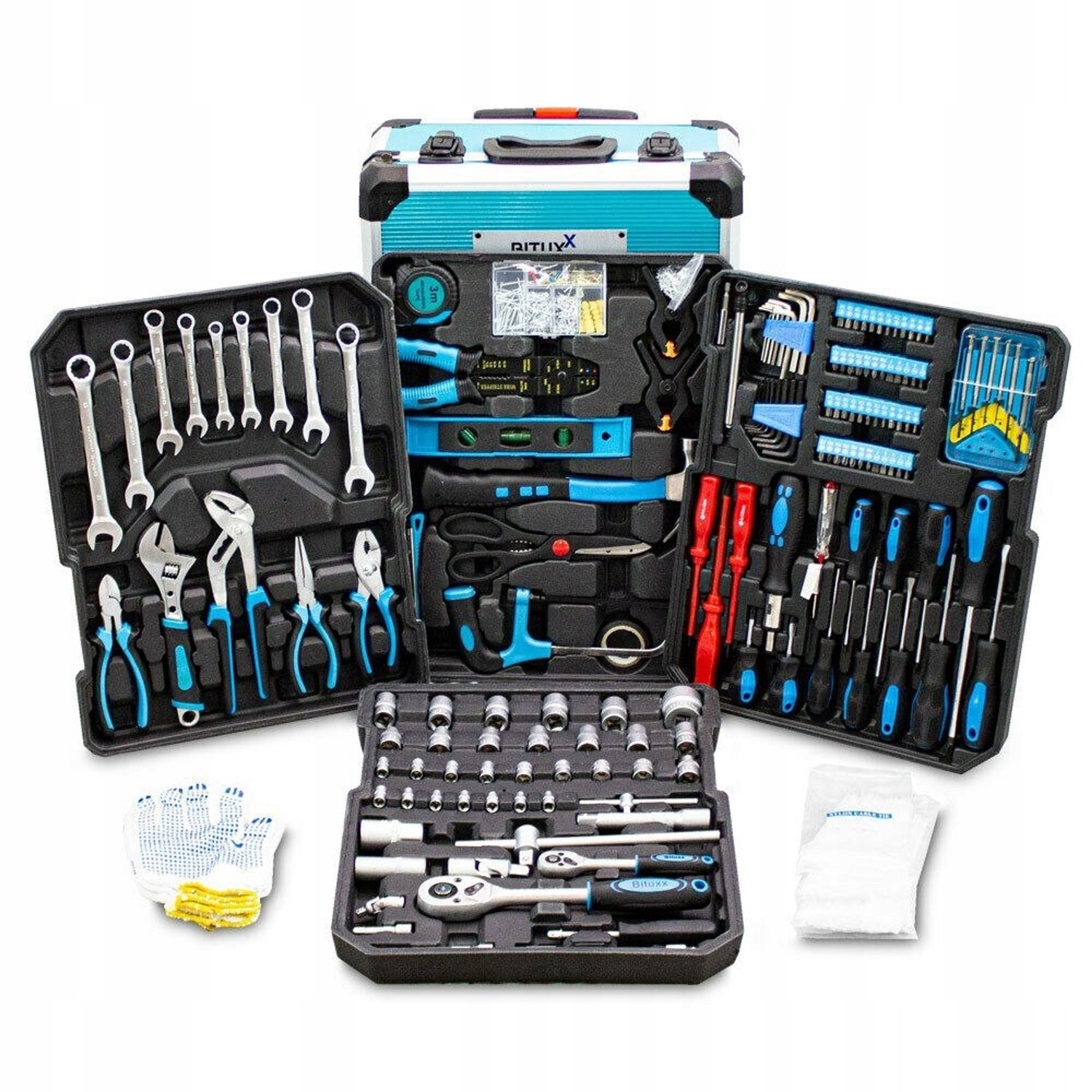 Gereedschapskoffer 1200 Delen - Doppen, Sleutels & Accessoires