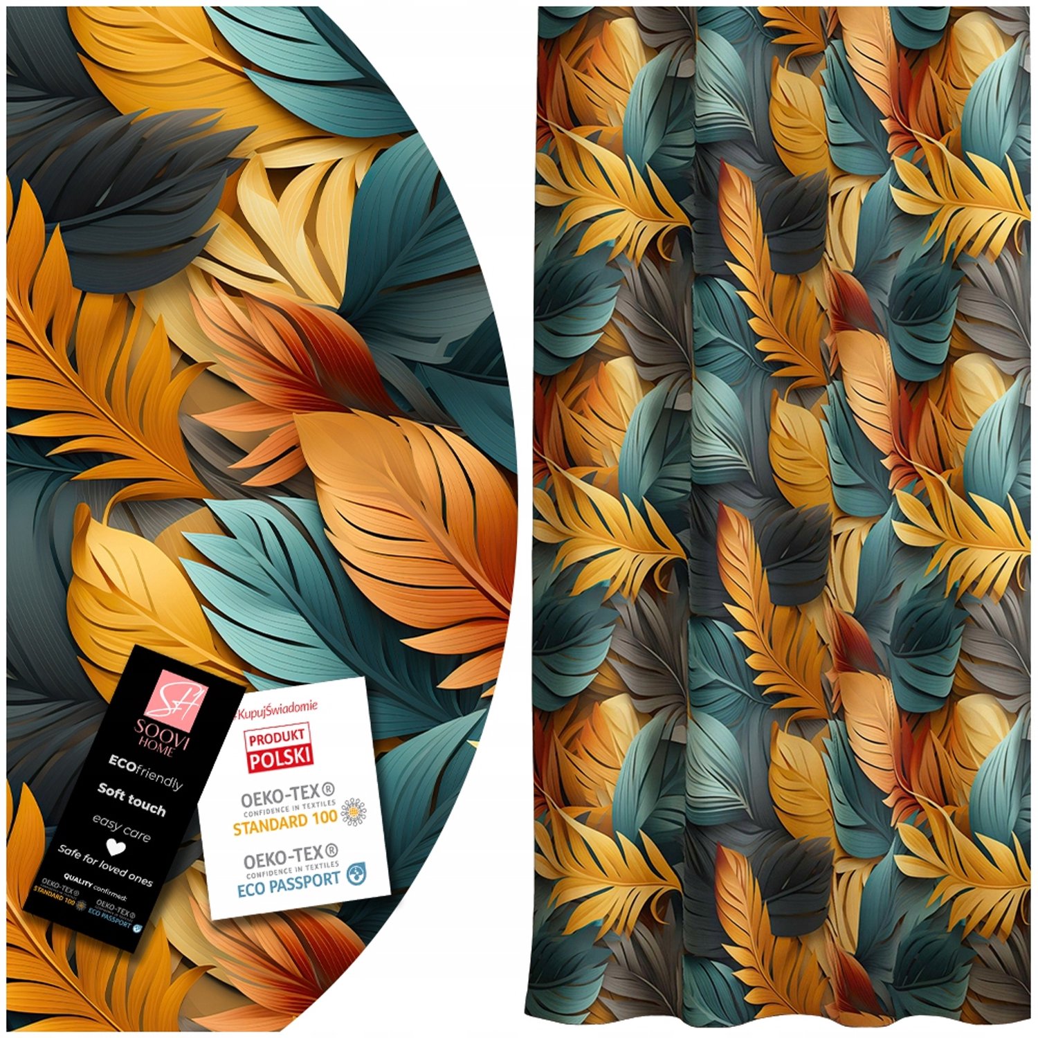 Kant-en-klare gordijnen 140x260 cm met plooiband – Soovi Home