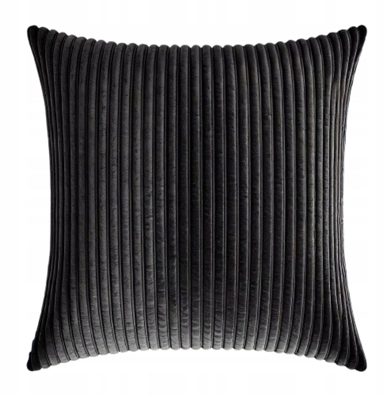 MMO-EURO Martyna Opiełka Decoratieve Kussenhoes 60x40 cm - Zwart Velours Corduroy
