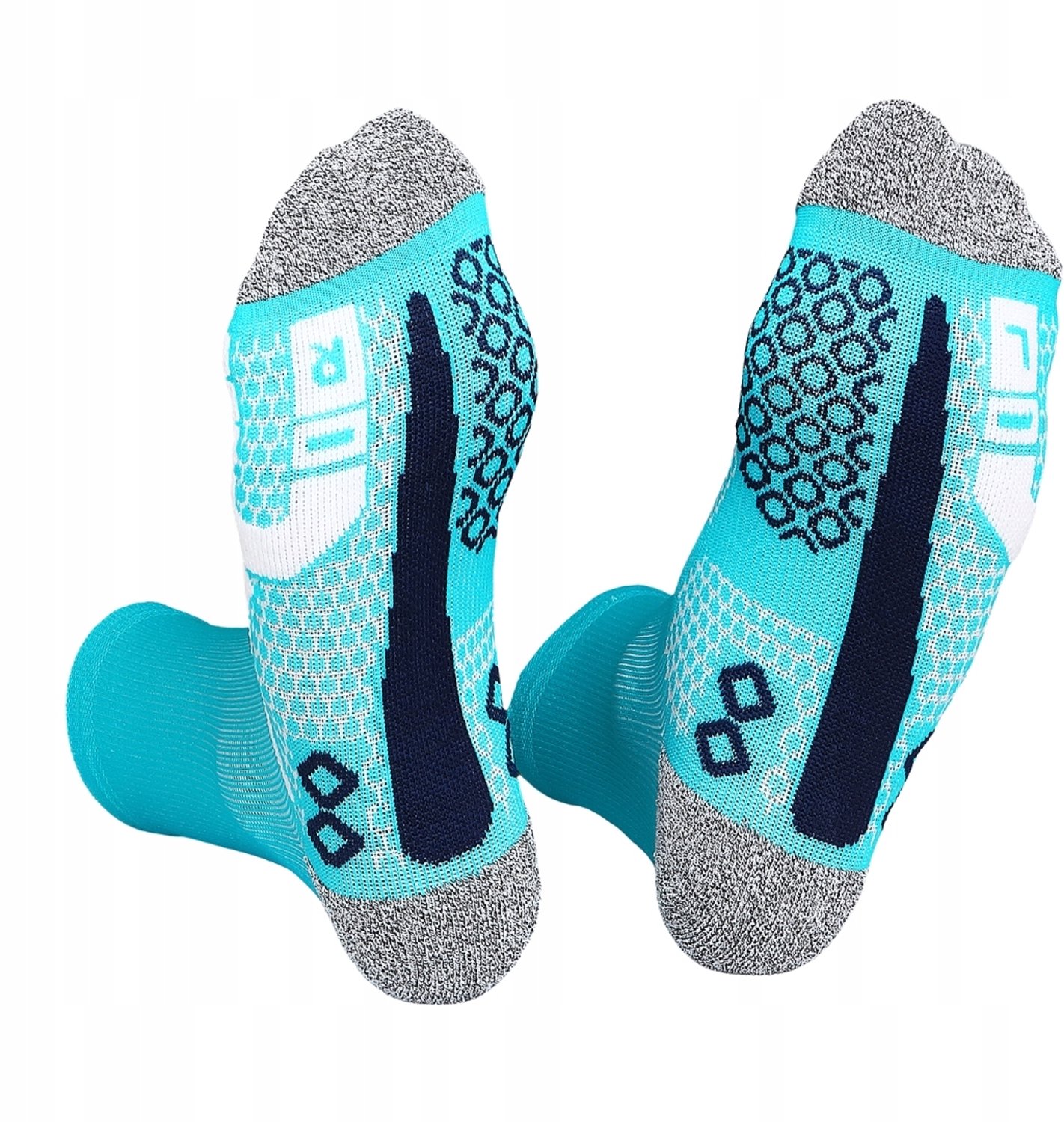 No Limits Gym Sokken ‘Play Hard’ Blauw