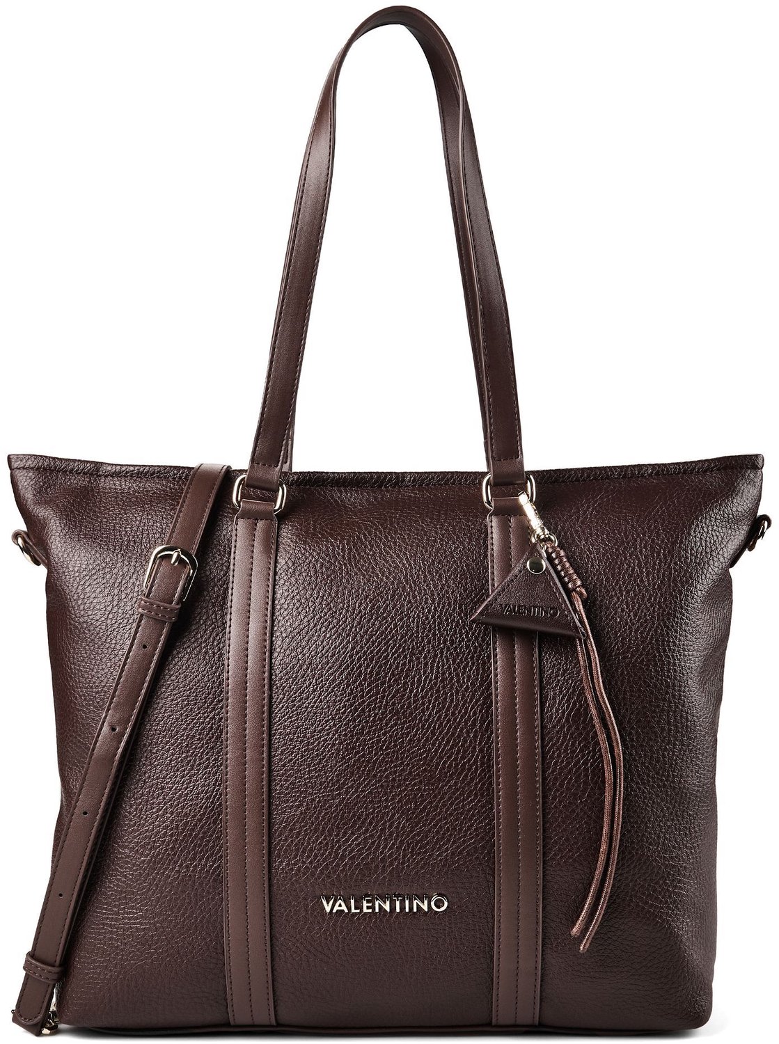 VALENTINO shopper laptoptas met laptopvak Maury Shopping Bag Caffe donkerbruin