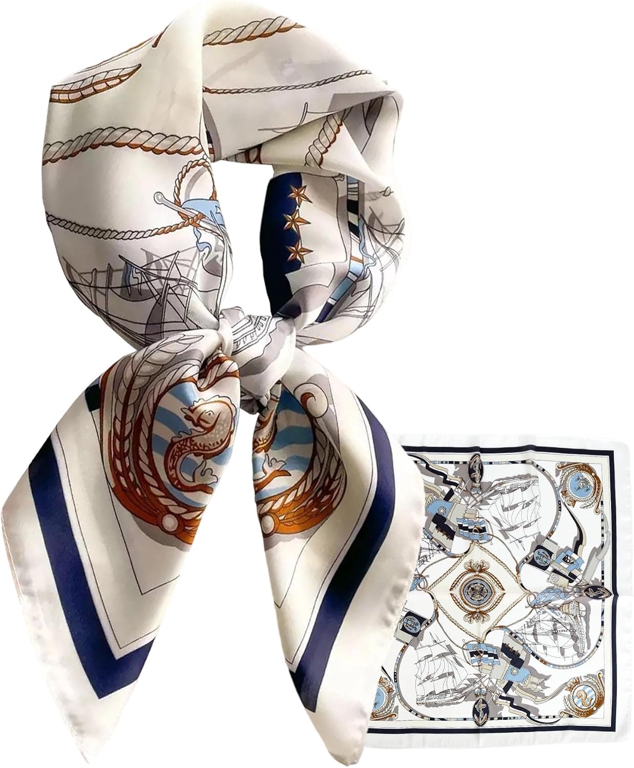 Ladies Large Bandanas Paisley Square Scarf Bag Head for Women (28 x 28 in) - ShopVlot