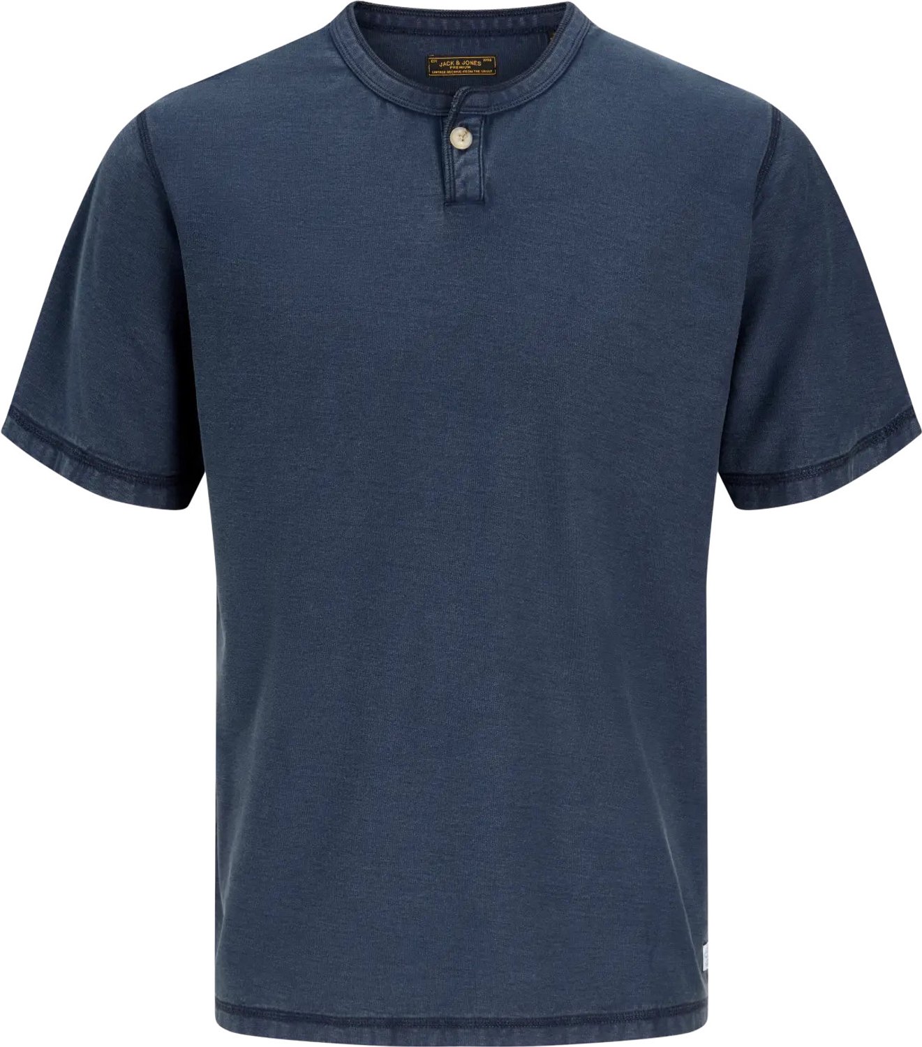 JACK & JONES Jason henley tee regular fit - heren T-shirt met - blauw (night sky)