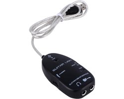 Rocksmith Cable, Guitar to PC Interface Professional USB Guitar Link Cable, Easy Plug and Play Installation PC Guitar - ShopVlot