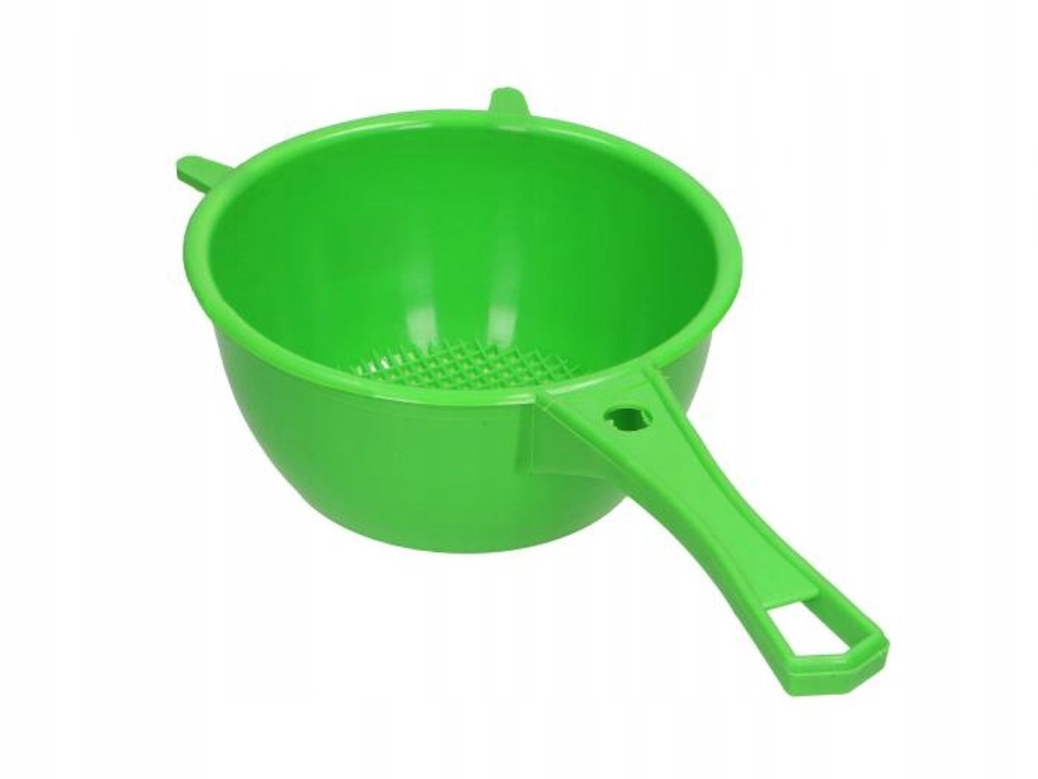 Keukenzeef Plastic 17,5 cm met Handvat - Diverse Kleuren