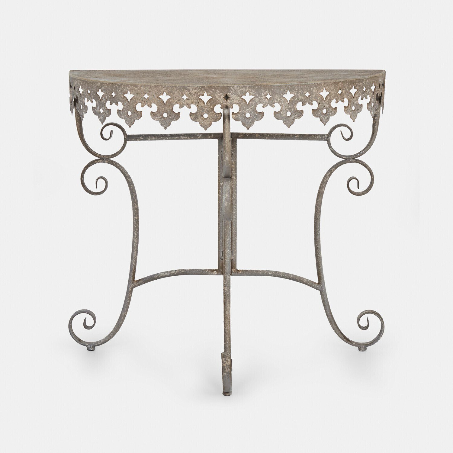 Loberon Wandtafel Irondela antiekbruin/crème