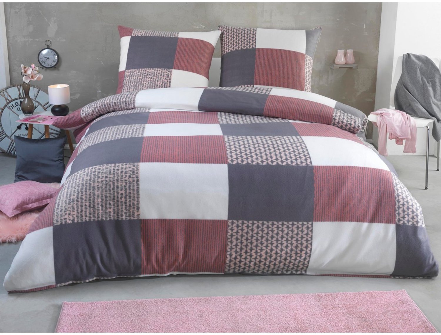 Duraxl Fleece beddengoed - Warm - 200 x 200 cm - Design 6