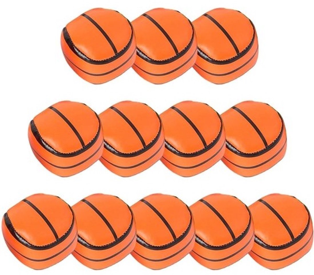 Set jongleerballen - Oefenballen voor spel - Actief buitenspelen - Milieuvriendelijk ontwerp - 12 stuks - Multicolor
