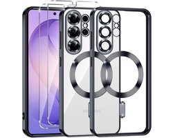 Phoona Magnetische beschermhoes voor Samsung Galaxy S26 Ultra 5G met 2 stuks gehard glas, compatibel met MagSafe - ShopVlot