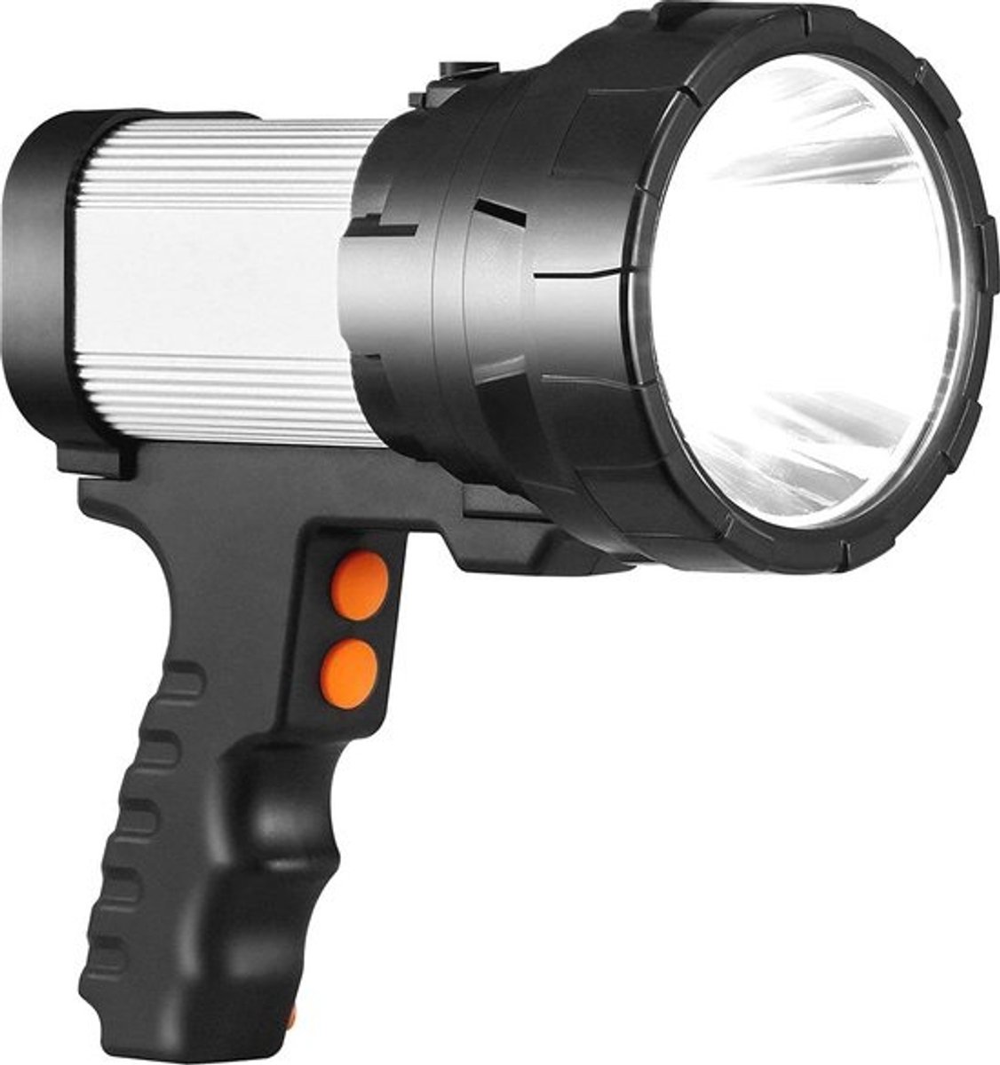 Oplaadbare led-zaklamp 15000 lumen - Waterdicht, 6 lichtmodi, 10000 mAh - Voor wandelen, vissen en kamperen