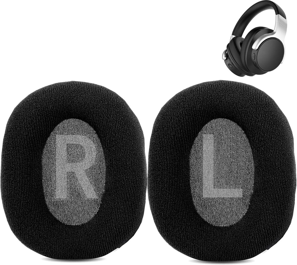 Soft Ear Pads Replacement Compatible with Mixcder E7 Wireless Bluetooth Over-Ear Headphones Earpads with Comfortable - ShopVlot
