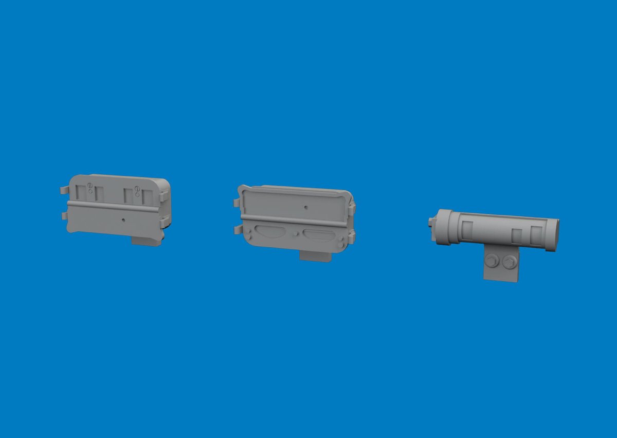 Eduard Modelbouwpakket - 635047 PRINT - Duitse Notek Achterlichten WWII - 18 Stuks Resin onderdeel - 1:48 - Modelbouw