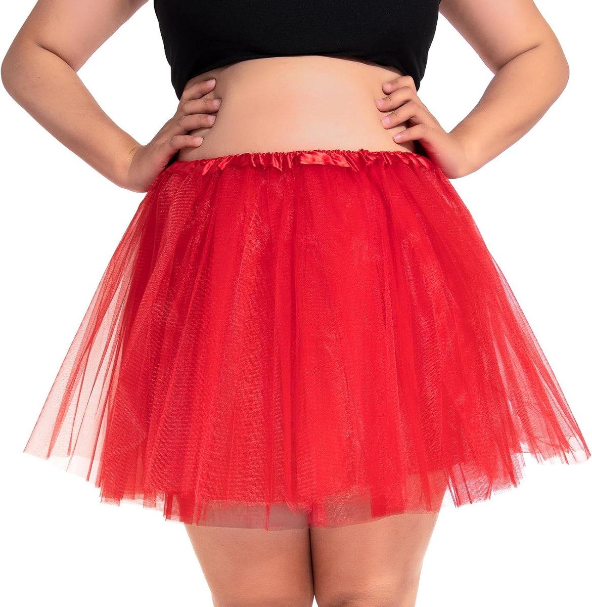 Tuturok voor dames, 4 lagen, tule tutu-rok voor volwassenen, tieners, ballet, dansfeesten, carnaval, halloweenkostuum