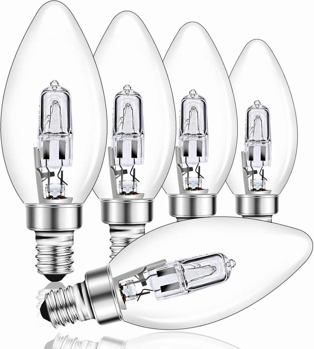 5 Stuks E14 C35 warm wit 2700K dimbaar