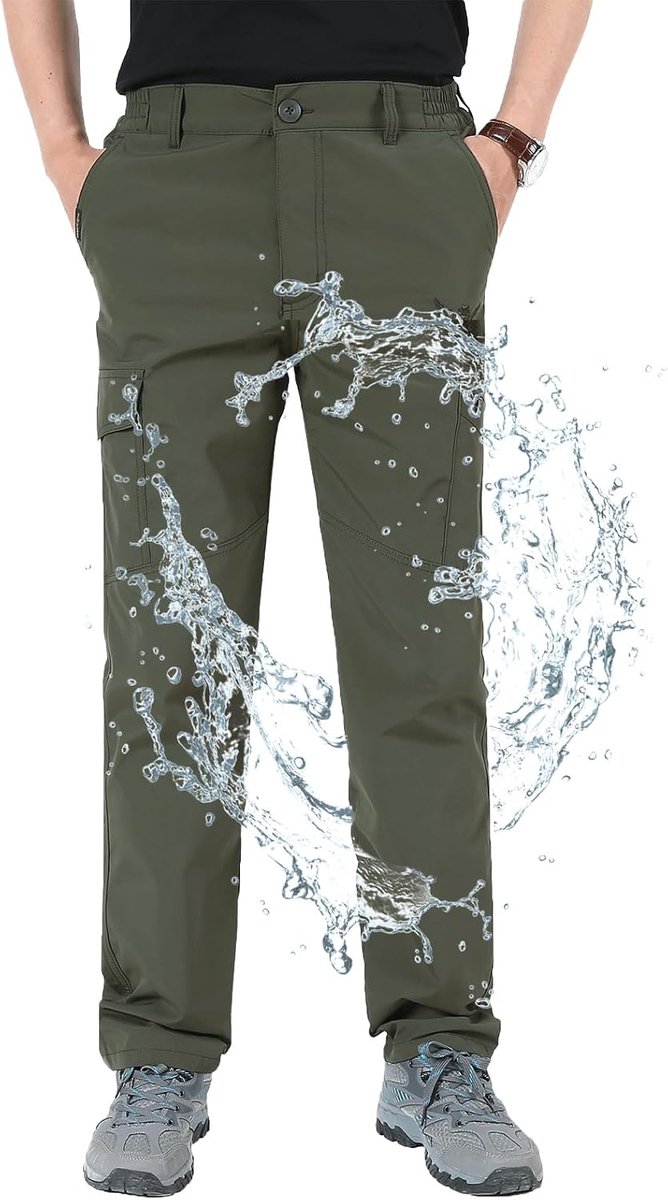 Cargobroek, waterdichte wandelbroek, sneldrogend, outdoorbroek, functionele broek