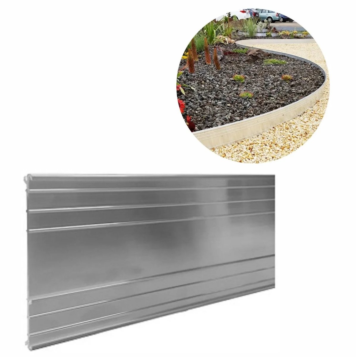 Ultra sterk aluminium Borderrand 10-14-24 cm