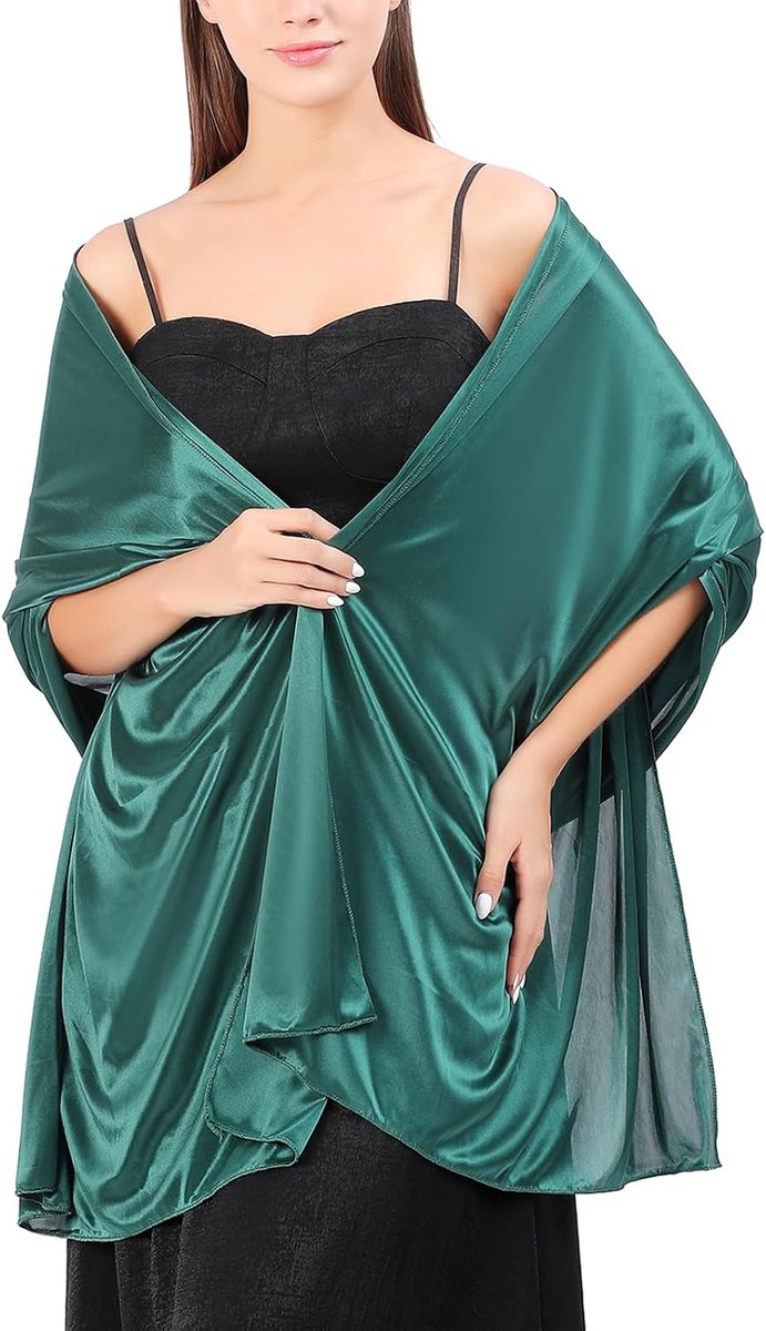 Dames lichte sjaal elegant avondjurk - chiffon - perfect voor bruiloft - stijlvolle accessoire - ShopVlot