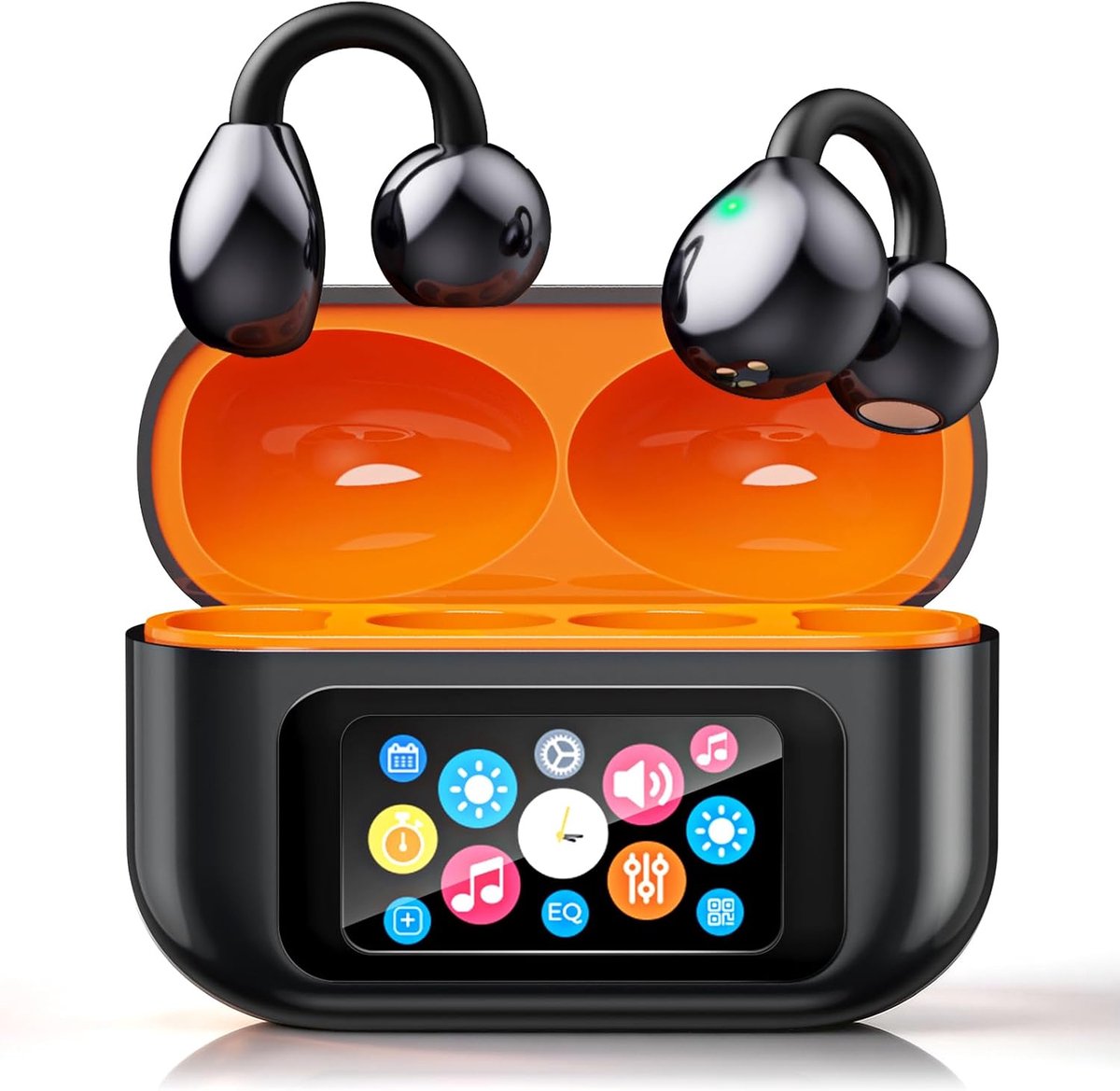 Vertaal Oordopjes met Echtzeit Vertaling: 159 Talen & LCD Touchscreen 3-in1 Bluetooth Vertaal Oortjes met 7 Modi, 30 Uur Batterijduur voor Reizen, Zakelijk Gebruik en Studie en Dagelijks Gebruik
